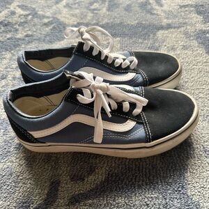 Vans Navy and Blue Old Skool Sneakers, size 5.5